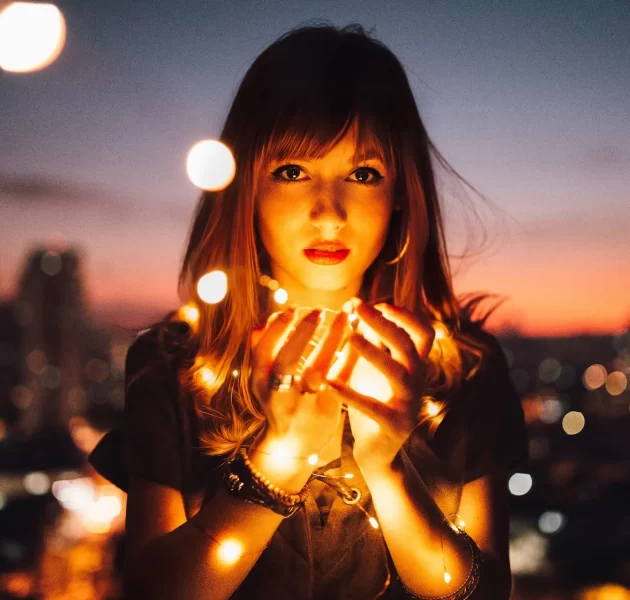 The girl with Light